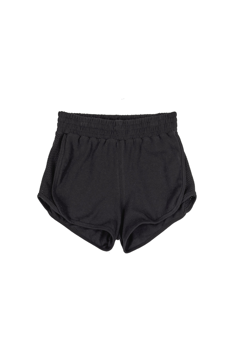 Yarrow Mesh Track Short | Jungmaven Hemp Clothing & Accessories / Color: Black