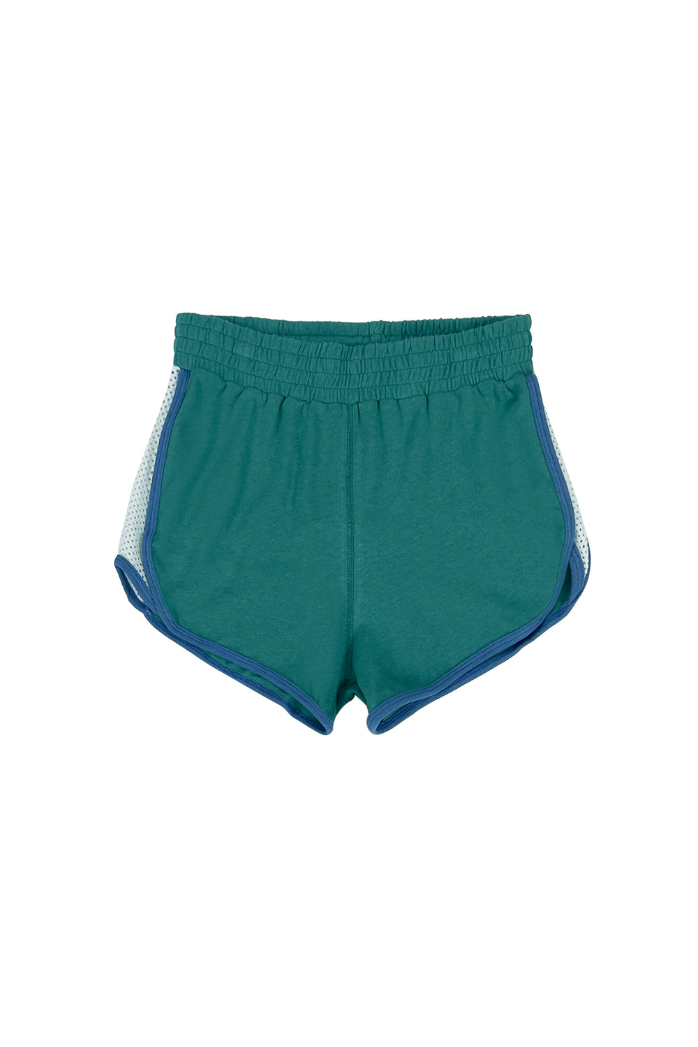 Yarrow Mesh Track Short | Jungmaven Hemp Clothing & Accessories / Color: Teal