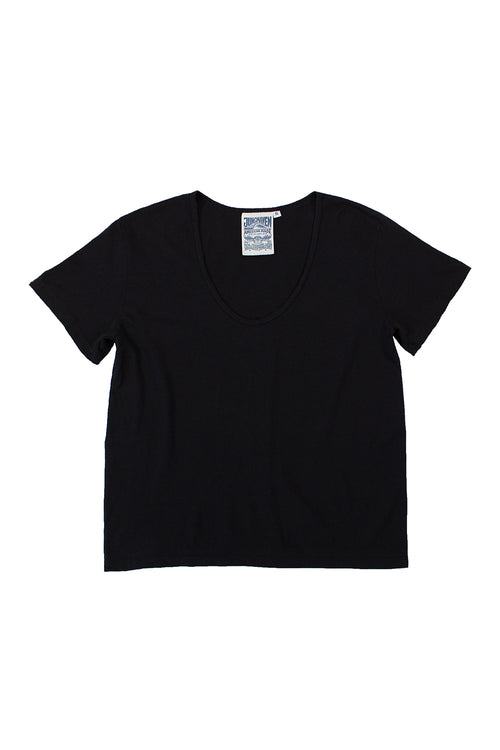 Zuma Scoop Neck Tee | Jungmaven Hemp Clothing & Accessories / Color: Black