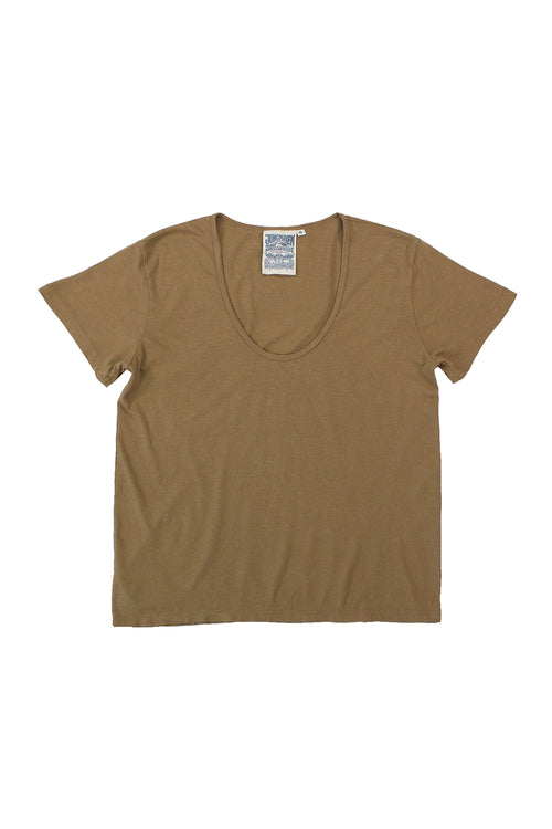 Zuma Scoop Neck Tee | Jungmaven Hemp Clothing & Accessories / Color: Coyote