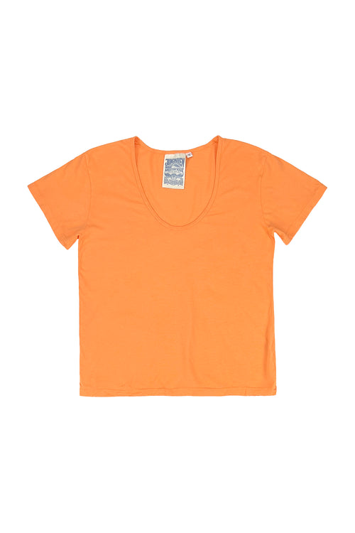Zuma Scoop Neck Tee | Jungmaven Hemp Clothing & Accessories / Color: Apricot Crush